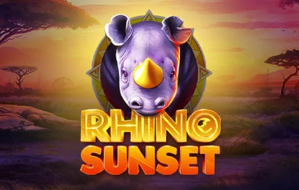 Rhino Sunset